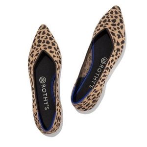 Rothy's The Point Leopard Print | EUC
